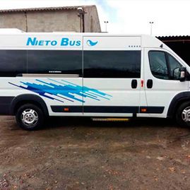 Autocares y taxis Nieto asiento de bus